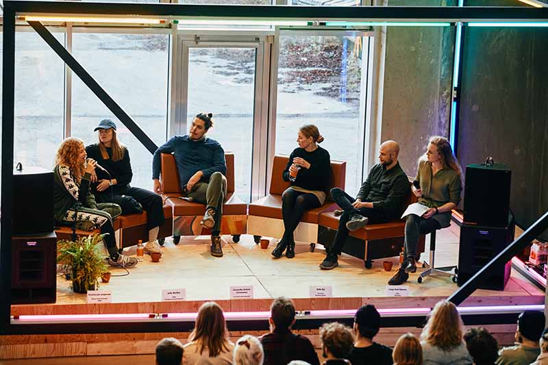 Talk om diversitet i musikbranchen på Roskilde Festival Højskole, 2019. Foto: Kasper Witte 