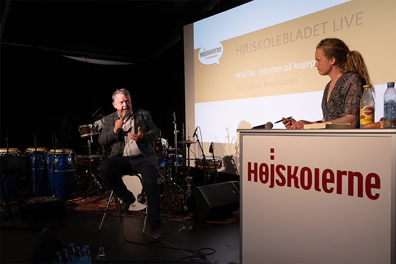 Q&A med Lars Løkke Rasmussen på Folkemødet, 2022. Foto: Emil Hamer Boisen